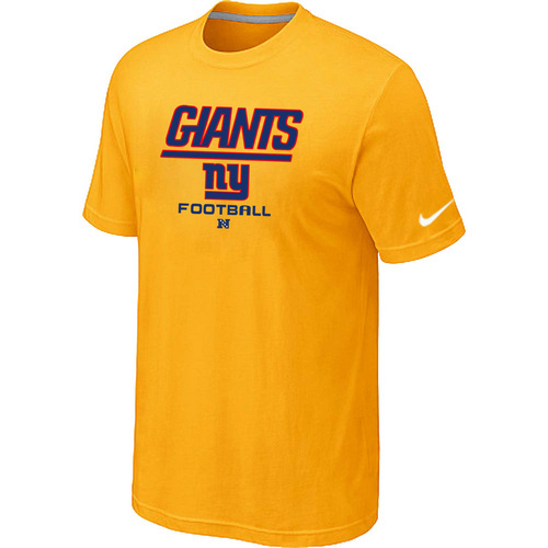 New York Giants Critical Victory Yellow T-Shirt