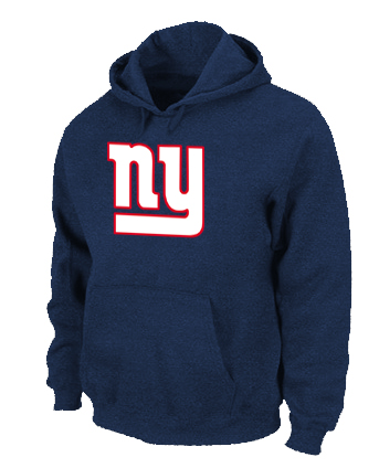 New York Giants Logo Pullover Hoodie D.Blue