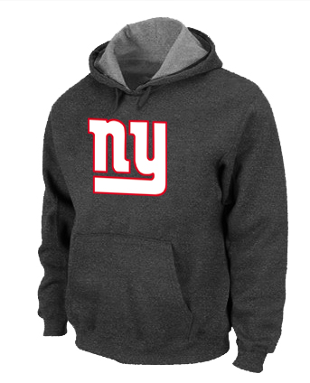 New York Giants Logo Pullover Hoodie D.Grey