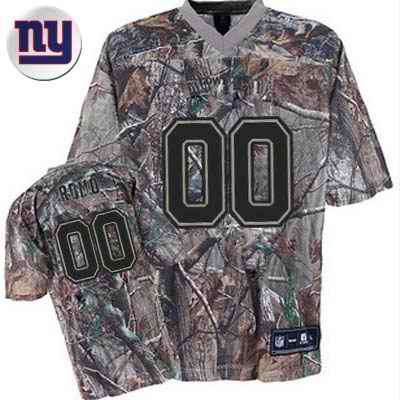 New York Giants Men Customized camo Jersey