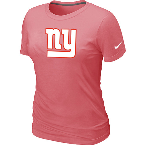 New York Giants Pink Women's Logo T-Shirt