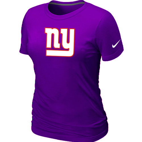 New York Giants Purple Women's Logo T-Shirt