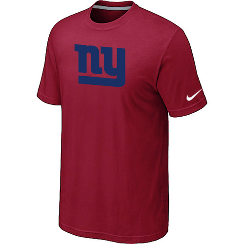 New York Giants Sideline Legend Authentic Logo T-Shirt Red