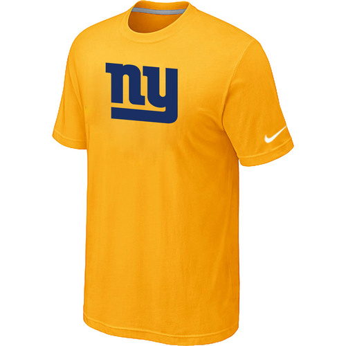 New York Giants Sideline Legend Authentic Logo T-Shirt Yellow