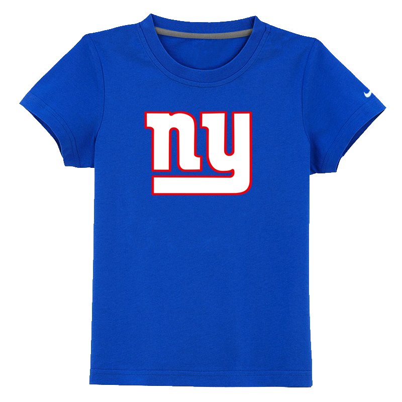 New York Giants Sideline Legend Authentic Logo Youth T-Shirt Blue