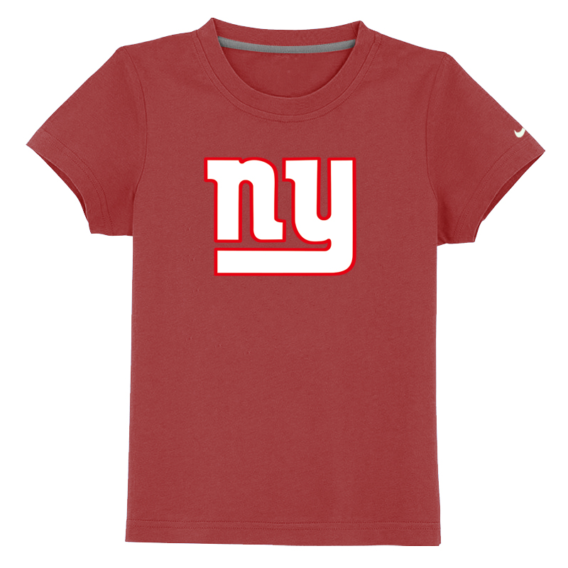New York Giants Sideline Legend Authentic Logo Youth T-Shirt Red