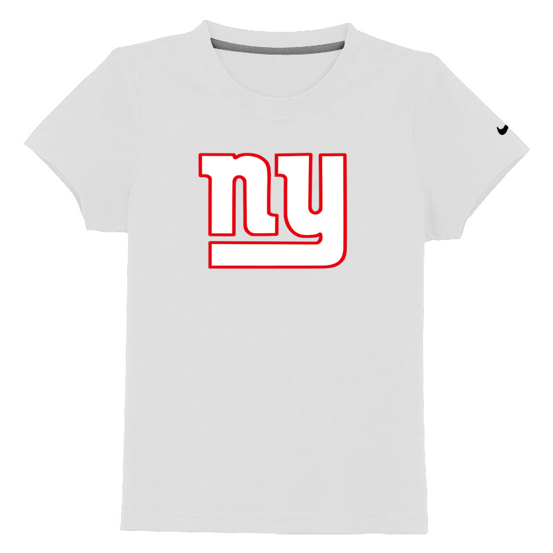 New York Giants Sideline Legend Authentic Logo Youth T-Shirt White