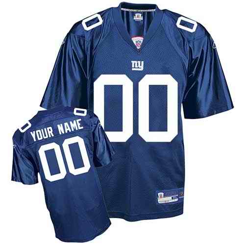 New York Giants Youth Customized blue Jersey