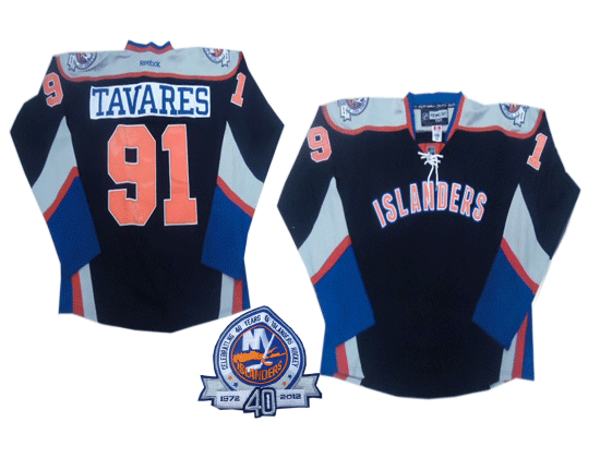 New York Islanders 91 TAVARES black 2012 Jerseys