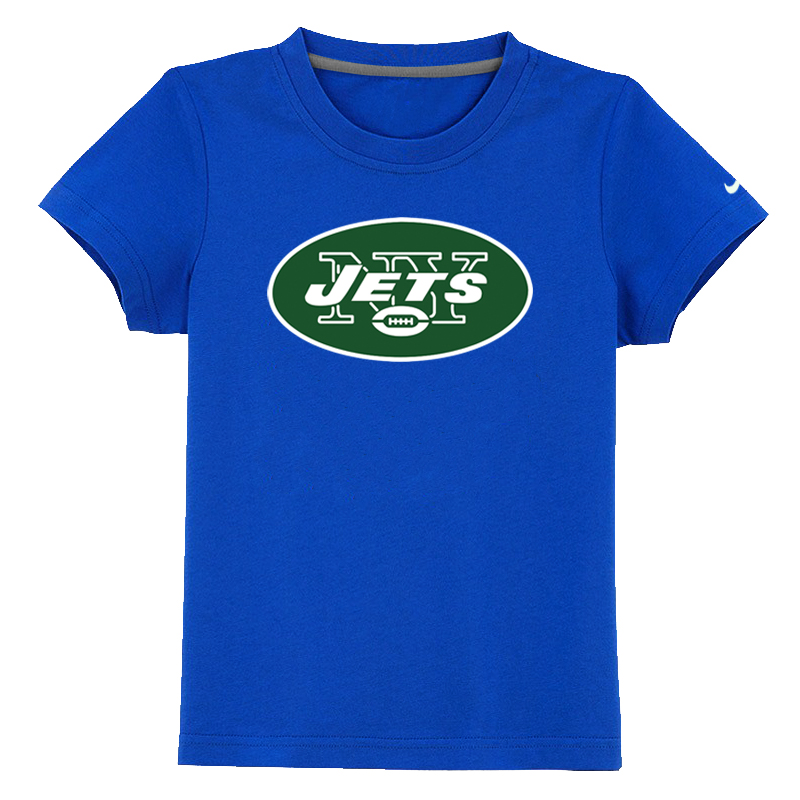 New York Jets Authentic Logo Youth T-Shirt Blue