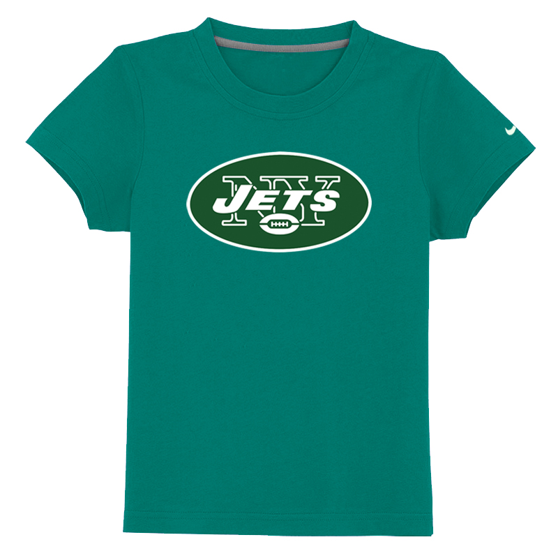 New York Jets Authentic Logo Youth T-Shirt Green