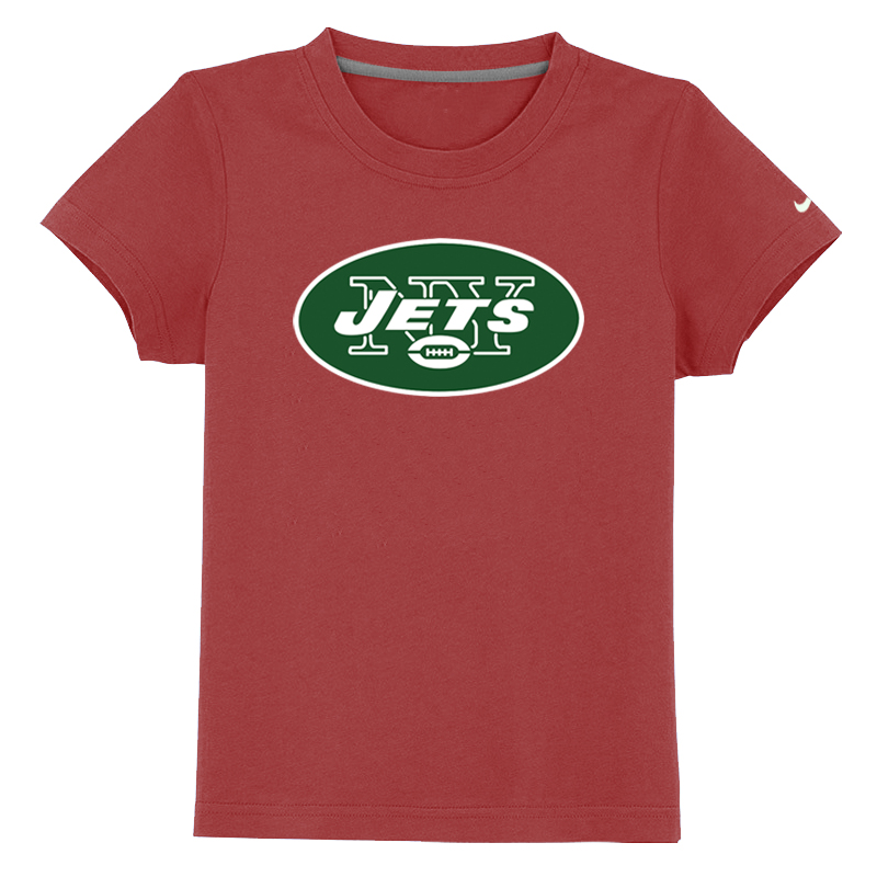 New York Jets Authentic Logo Youth T-Shirt Red