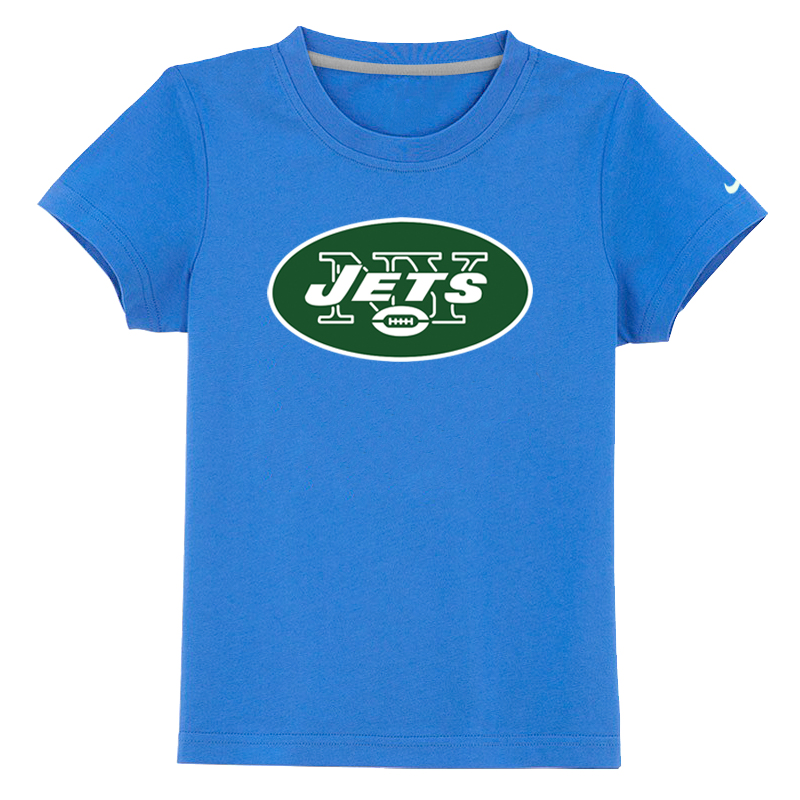 New York Jets Authentic Logo Youth T-Shirt light Blue