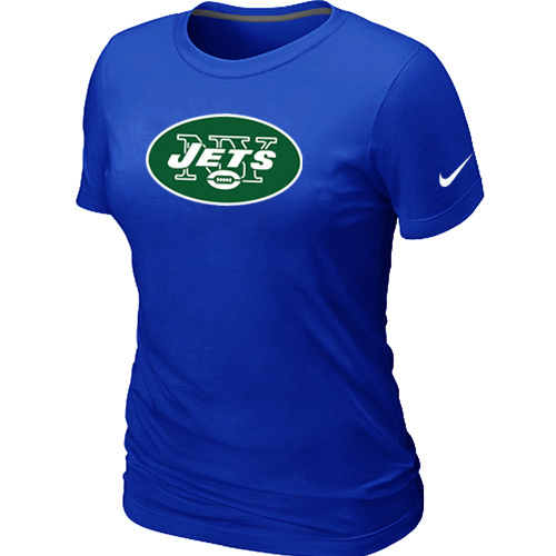 New York Jets Blue Women's Logo T-Shirt
