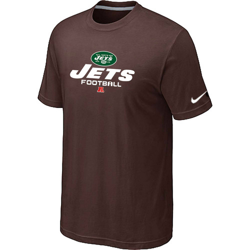 New York Jets Critical Victory Brown T-Shirt