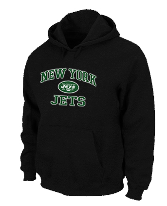 New York Jets Heart & Soul Pullover Hoodie Black