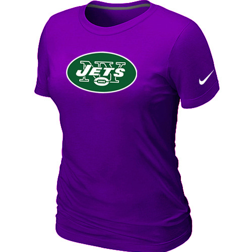 New York Jets Purple Women's Logo T-Shirt