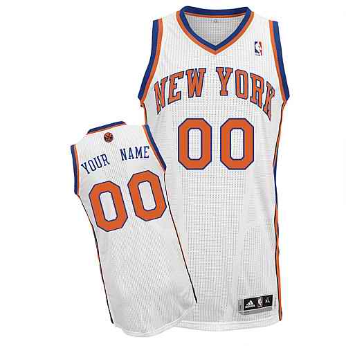 New York Knicks Custom white Home Jersey