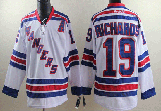 New York Rangers 19 RICHARDS white 2012 Jerseys