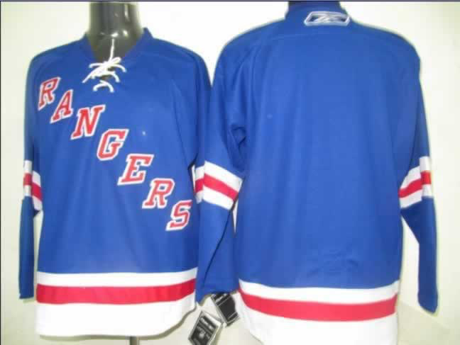 New York Rangers Blank Blue Jerseys