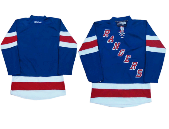 New York Rangers blank blue Home Jerseys