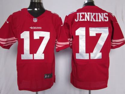 Nike 49ers 17 Jenkins Red Elite Jerseys Nike 49ers 17 Jenkins Red Elite Jerseys