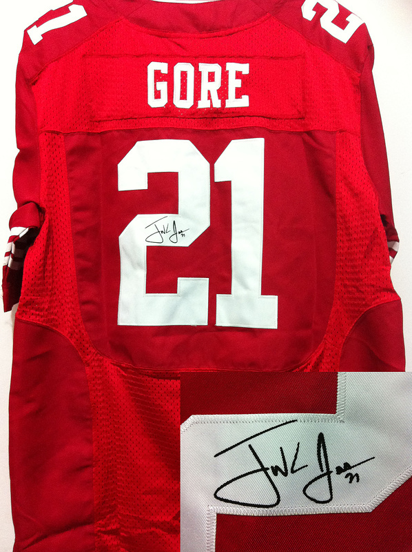 Nike 49ers 21 Gore Red Signature Edition Jerseys