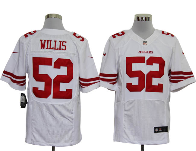 Nike 49ers 52 Willis White Elite Jerseys Nike 49ers 52 Willis White Elite Jerseys