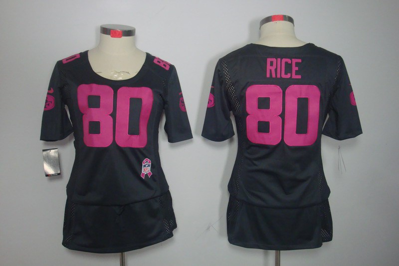 Nike 49ers 80 Rice Grey Women Elite Skirts