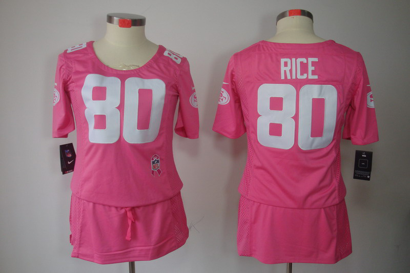 Nike 49ers 80 Rice Pink Women Elite Skirts Nike 49ers 80 Rice Pink Women Elite Skirts