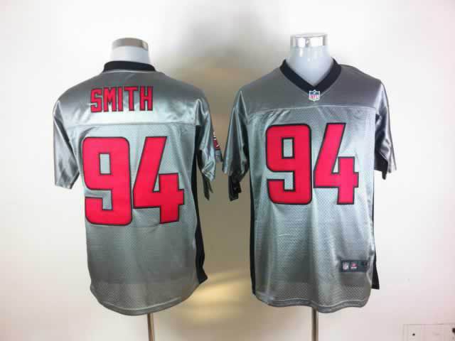 Nike 49ers 94 Smith Grey Elite Jerseys