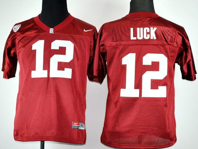Nike Andrew Luck 12 Red Kids Jerseys