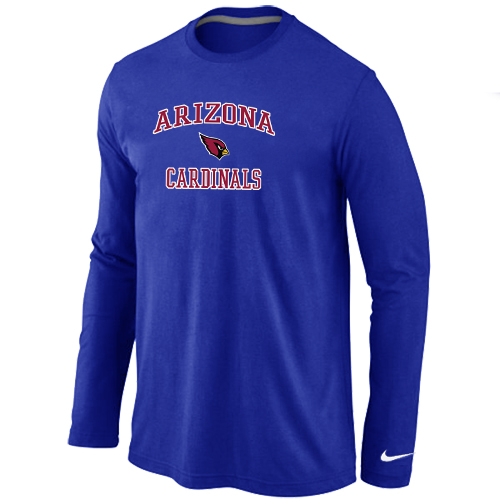 Nike Arizona Cardinals Heart & Soul Long Sleeve T-Shirt Blue