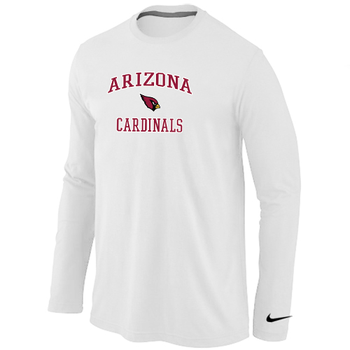 Nike Arizona Cardinals Heart & Soul Long Sleeve T-Shirt White