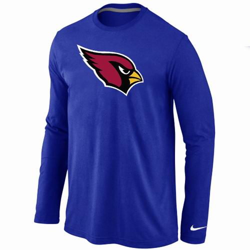 Nike Arizona Cardinals Logo Long Sleeve T-Shirt BLUE - Click Image to Close
