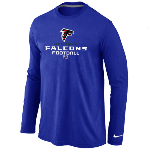Nike Atlanta Falcons Critical Victory Long Sleeve T-Shirt Blue