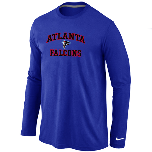 Nike Atlanta Falcons Heart & Soul Long Sleeve T-Shirt Blue