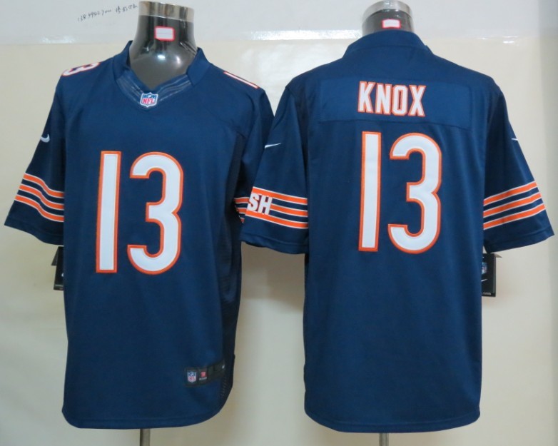Nike Bears 13 Knox Blue Limited Jerseys