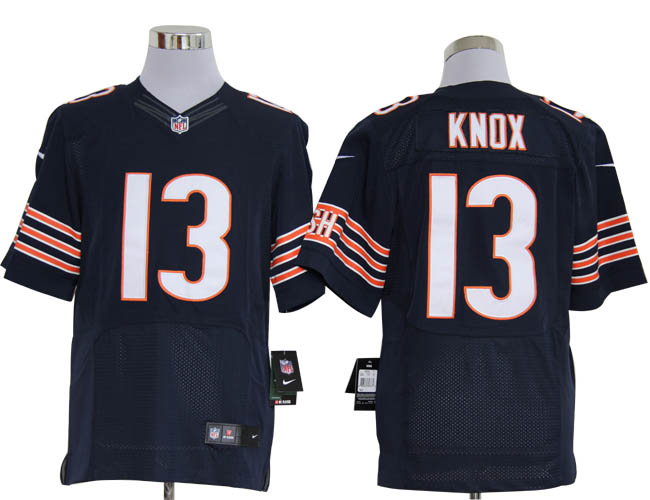Nike Bears 13 Knox blue Elite Jerseys