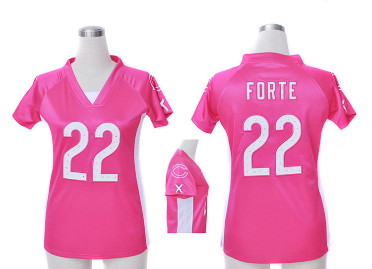 Nike Bears 22 Forte Pink Women Draft Him II Top Jerseys