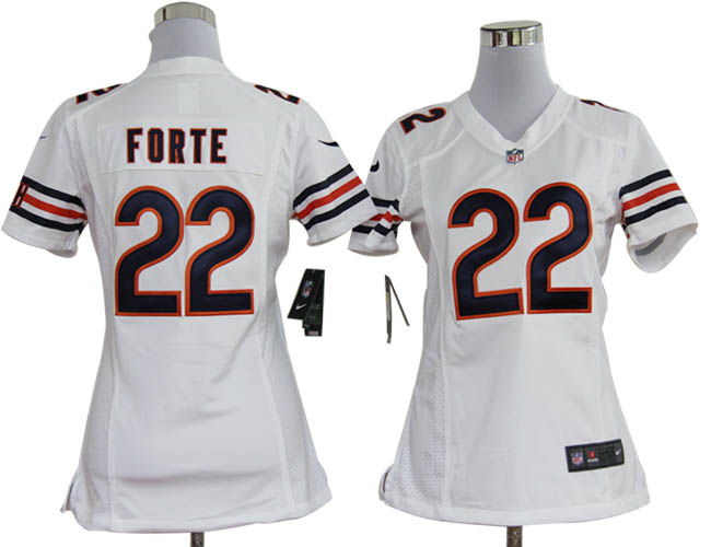 Nike Bears 22 Forte White Game Women Jerseys