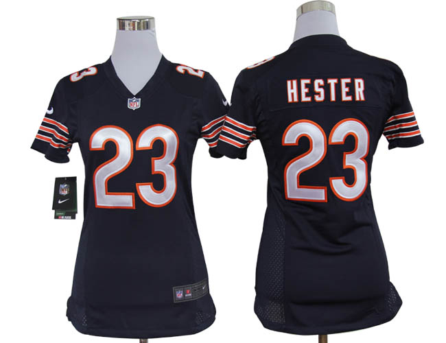 Nike Bears 23 Hester Blue Game Women Jerseys