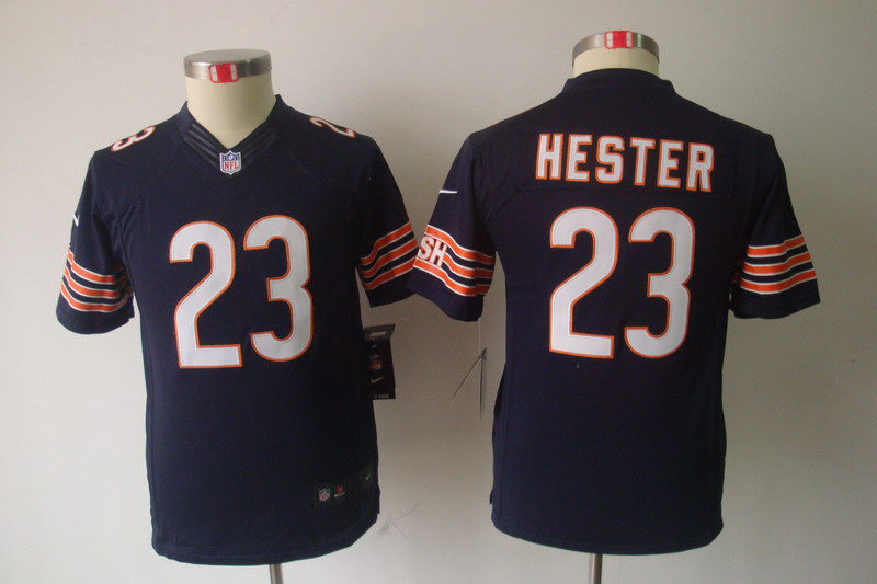 Nike Bears 23 Hester Blue Kids Limited Jerseys