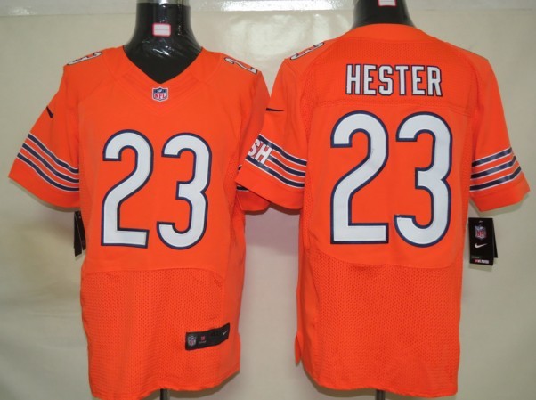 Nike Bears 23 Hester Orange Elite Jerseys