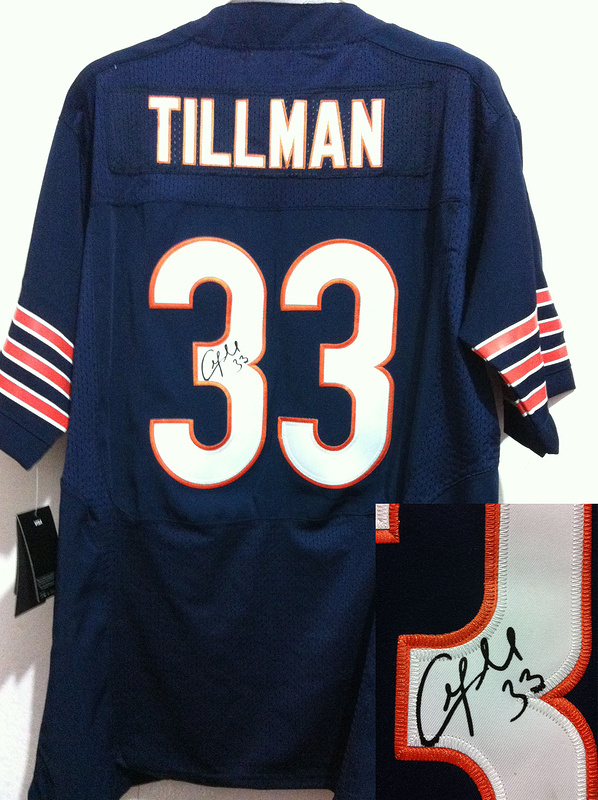 Nike Bears 33 Tillman Blue Signature Edition Jerseys