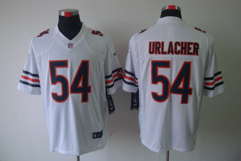 Nike Bears 54 Urlacher White Limited Jerseys