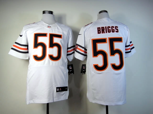 Nike Bears 55 Briggs White Elite Jerseys