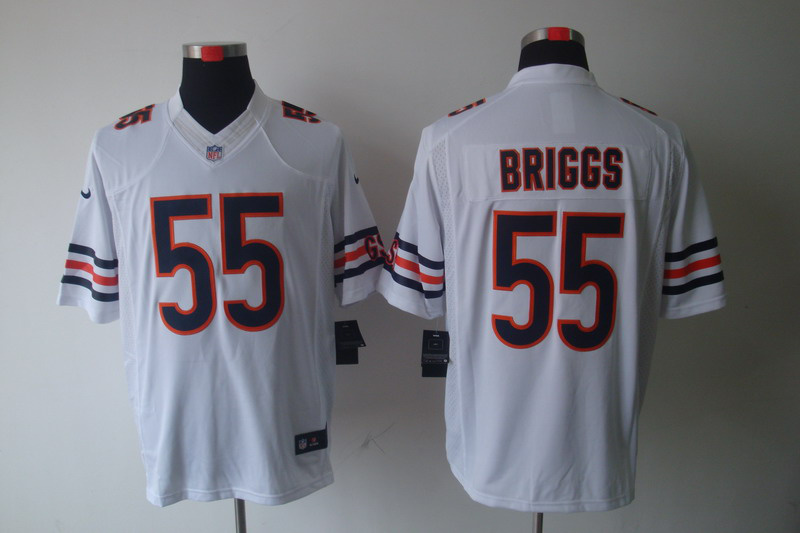 Nike Bears 55 Briggs White Limited Jerseys