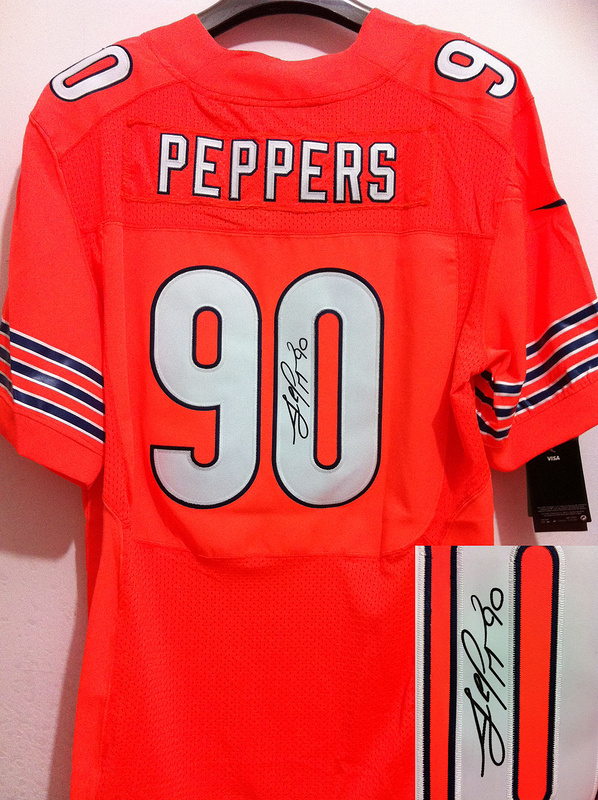 Nike Bears 90 Peppers Orange Signature Edition Jerseys