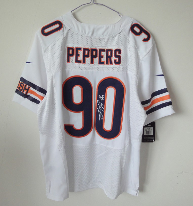 Nike Bears 90 Peppers White Signature Edition Jerseys